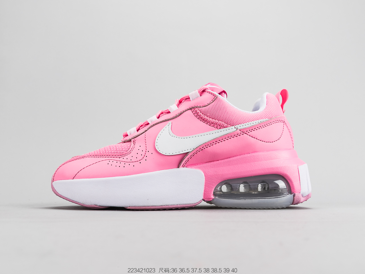 170 耐克AIR MAX VERONA 邓紫棋 气垫缓震休闲运动跑鞋粉色网眼鞋面搭配同色皮革货号BQ9665-600