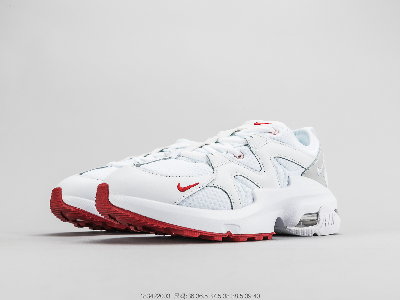 160 耐克 Nike Air Max Graviton 皮面网面拼接后置气垫缓震透气跑步鞋  AT440-418