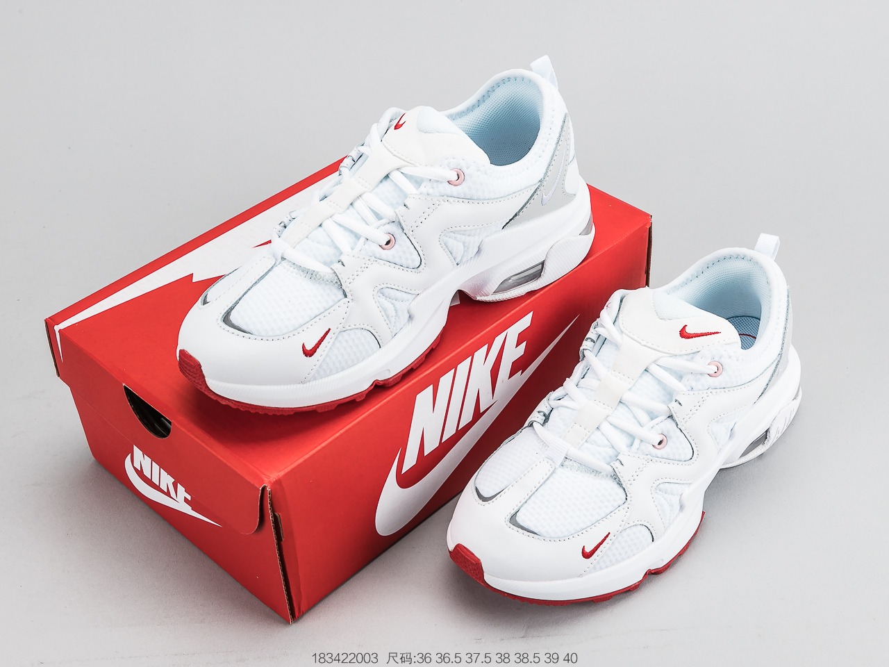 160 耐克 Nike Air Max Graviton 皮面网面拼接后置气垫缓震透气跑步鞋  AT440-418