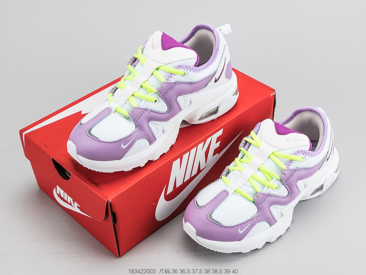 160 耐克 Nike Air Max Graviton 皮面网面拼接后置气垫缓震透气跑步鞋  AT440-418