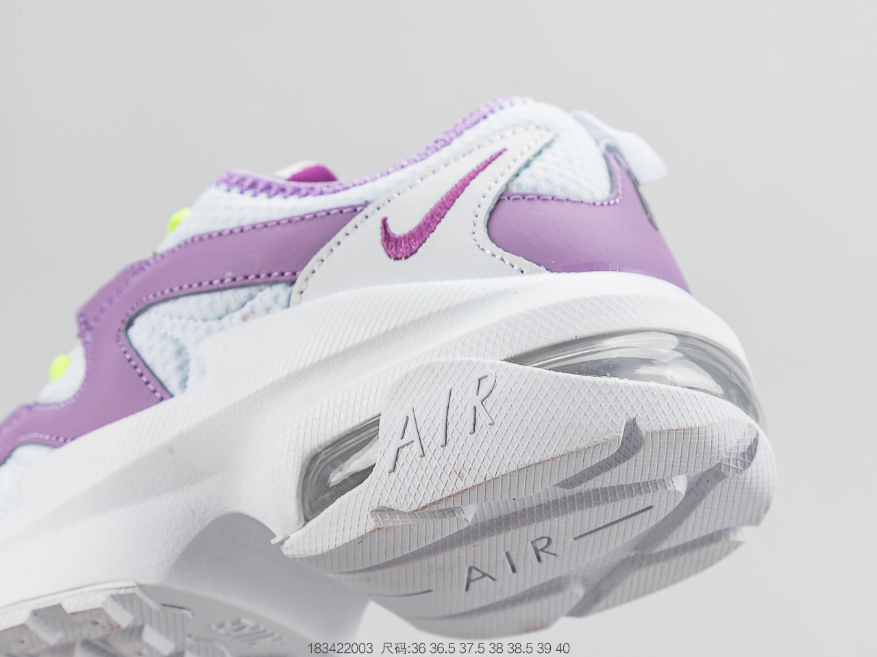 160 耐克 Nike Air Max Graviton 皮面网面拼接后置气垫缓震透气跑步鞋  AT440-418