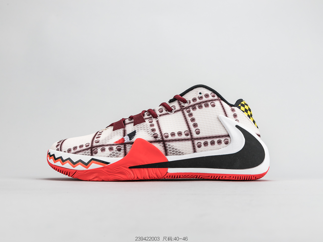 160 耐克 Nike Zoom Freak 1 GPX 一代字母哥签名款 倒钩 实战篮球鞋  BQ542-323