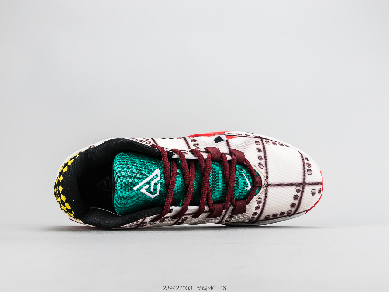 160 耐克 Nike Zoom Freak 1 GPX 一代字母哥签名款 倒钩 实战篮球鞋  BQ542-323