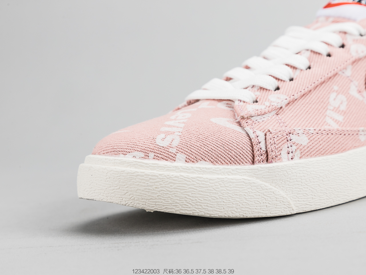 160 耐克Nike Blazer Mid x Levi's Strauss 开拓者李维斯特牛仔 高帮百搭休闲运动 板鞋 BQ4808-005