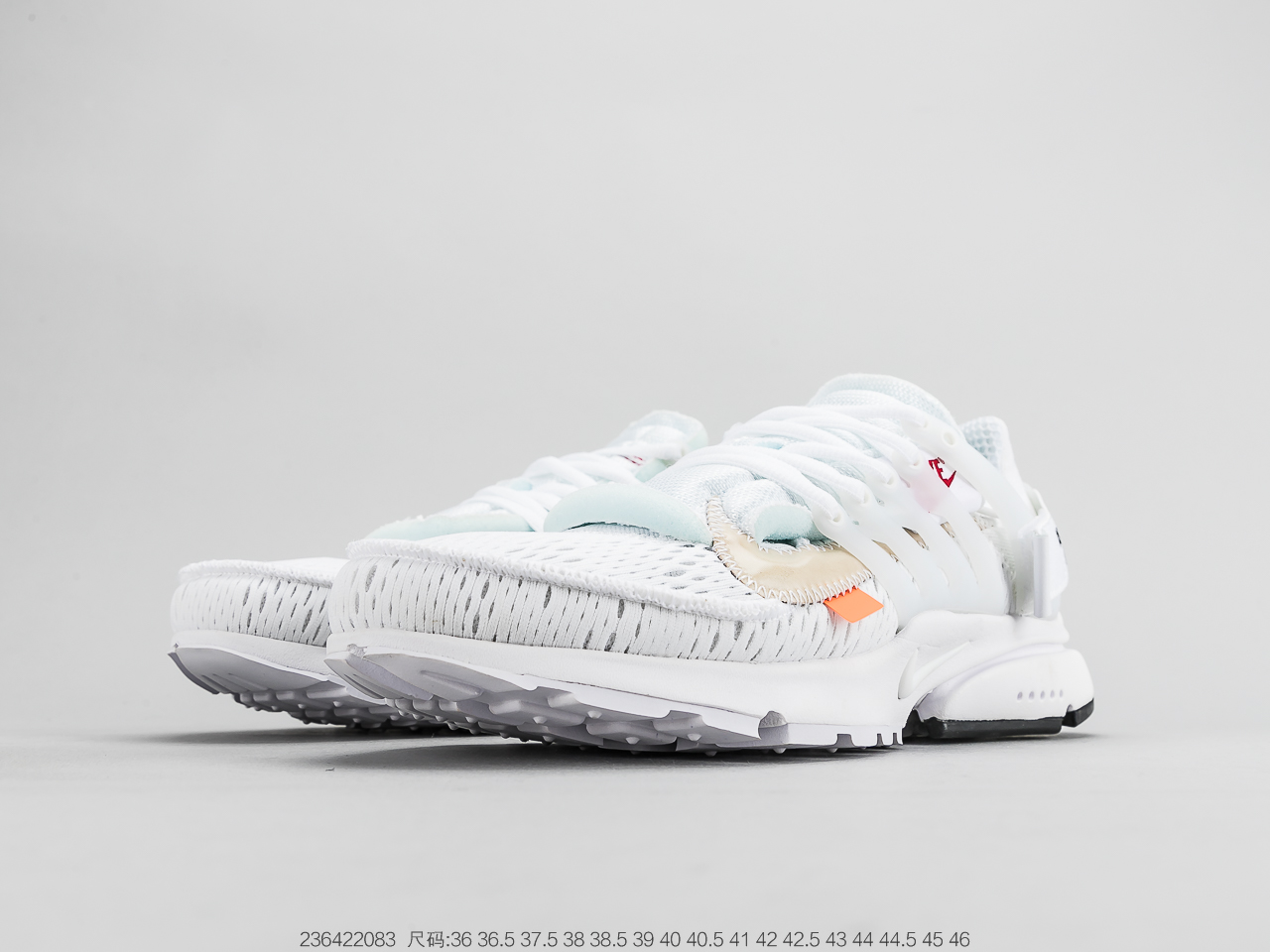 200 耐克 Nike Air Presto x OFF-WHITE 2.0 The Ten 耐克王解构 OW联名袜子跑鞋 AA3830-100