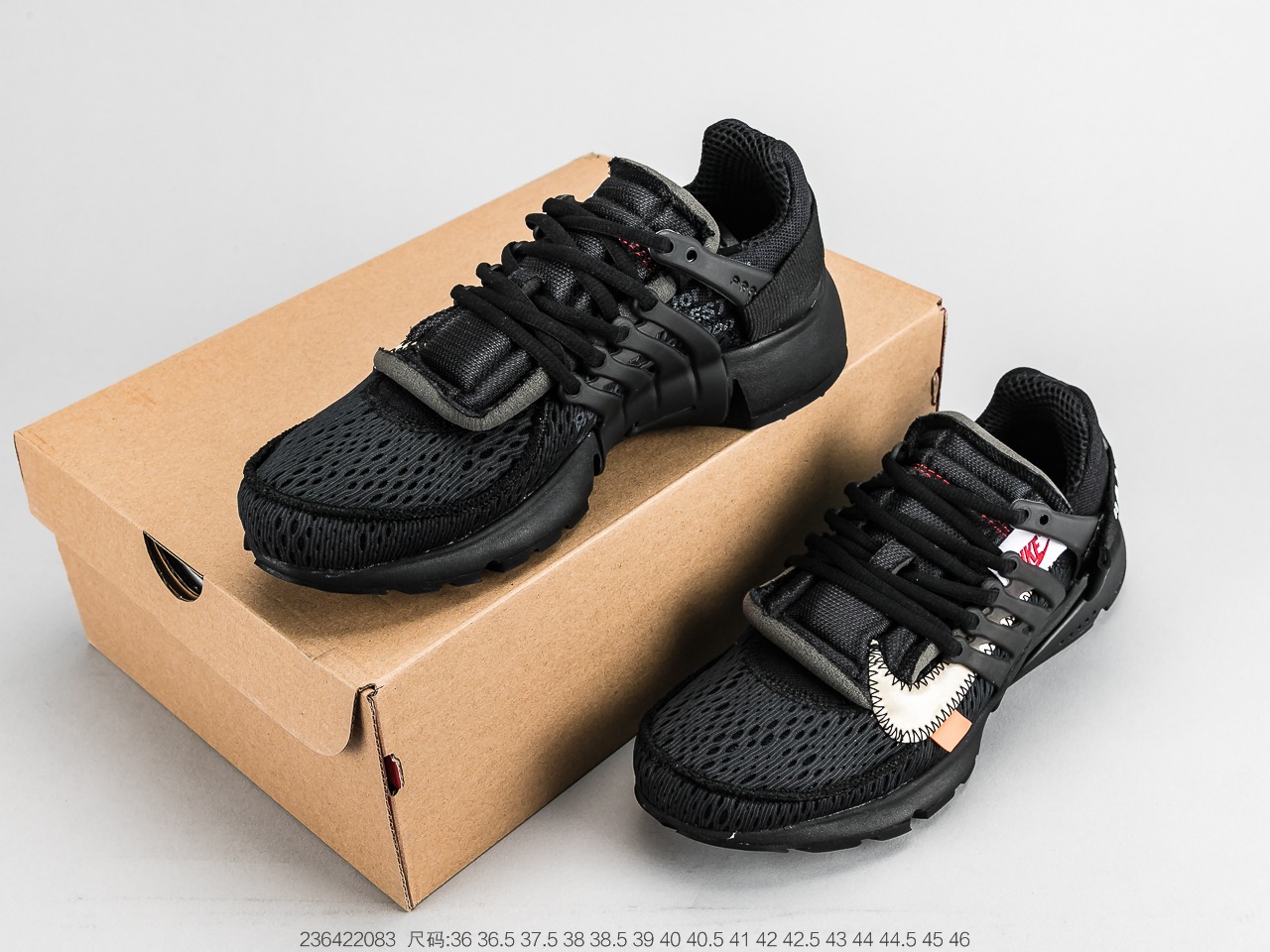 200 耐克 Nike Air Presto x OFF-WHITE 2.0 The Ten 耐克王解构 OW联名袜子跑鞋 AA3830-002