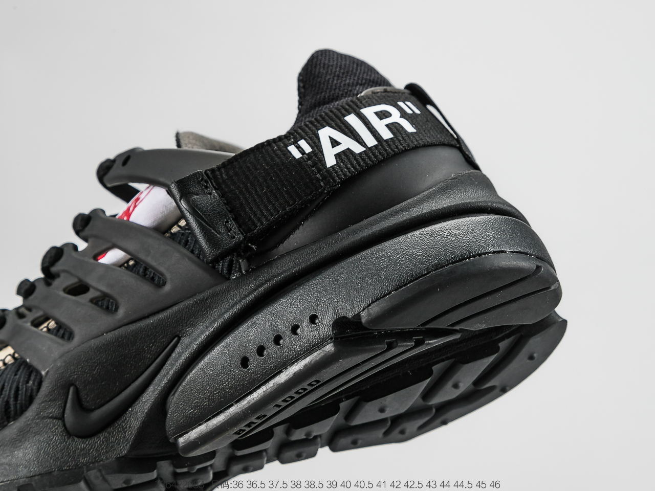 200 耐克 Nike Air Presto x OFF-WHITE 2.0 The Ten 耐克王解构 OW联名袜子跑鞋 AA3830-002