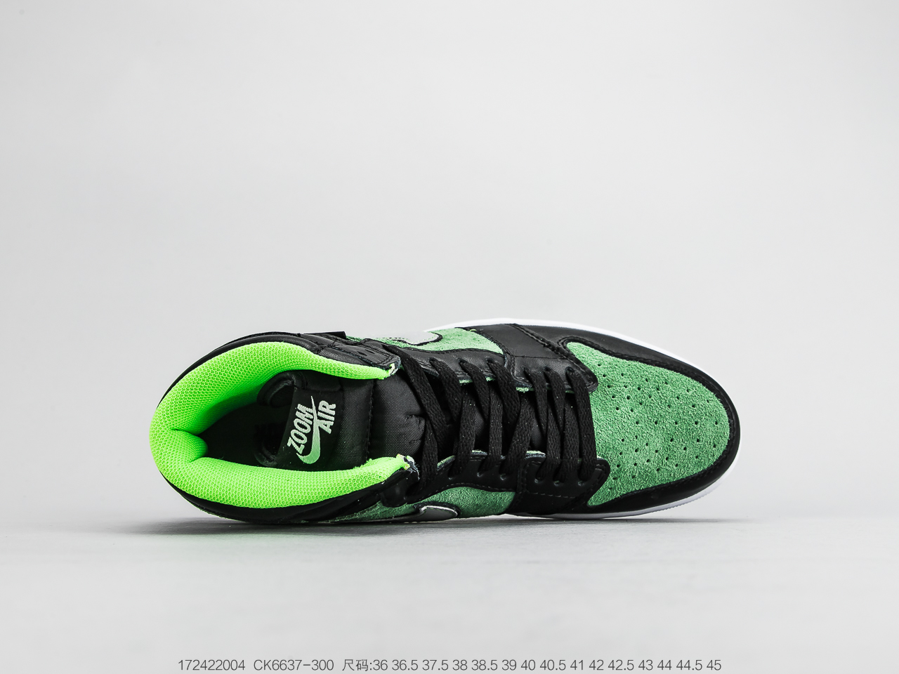 220 乔丹Air Jordan 1 High Zoom “Rage Green”AJ1 CK6637-300