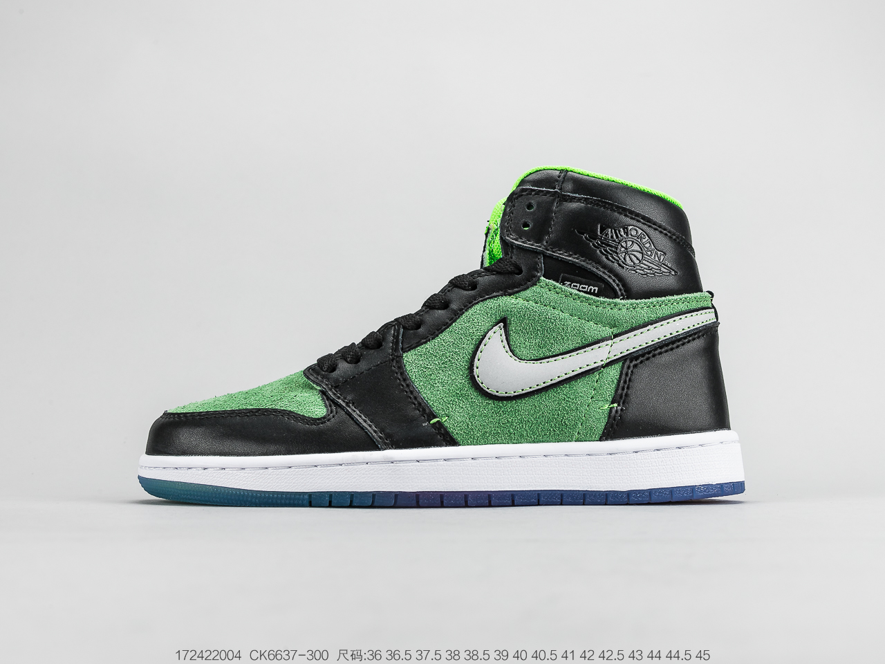 220 乔丹Air Jordan 1 High Zoom “Rage Green”AJ1 CK6637-300