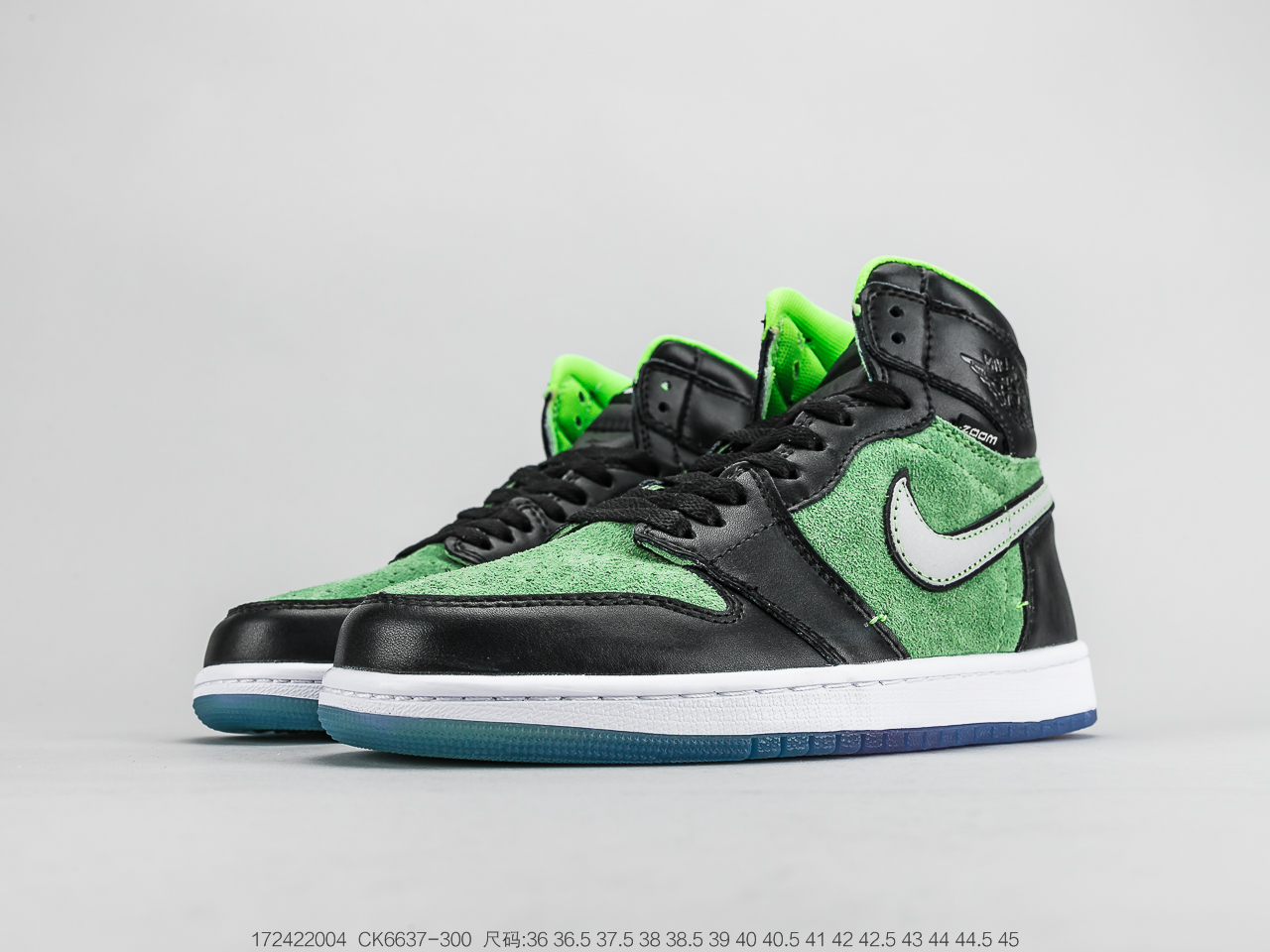 220 乔丹Air Jordan 1 High Zoom “Rage Green”AJ1 CK6637-300