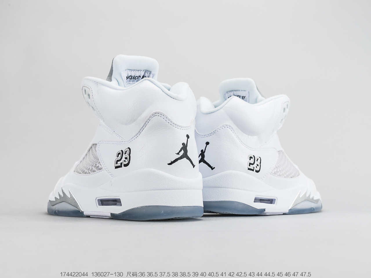 240 耐克 Nike Air Jordan 5xOFF White“梵蒂冈 AJ5时尚休闲运动篮球鞋 136027-130