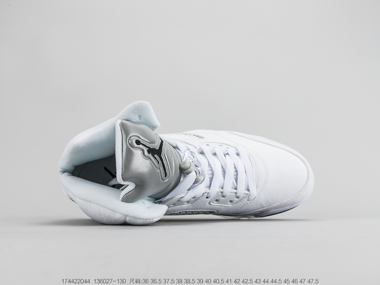 240 耐克 Nike Air Jordan 5xOFF White“梵蒂冈 AJ5时尚休闲运动篮球鞋 136027-130