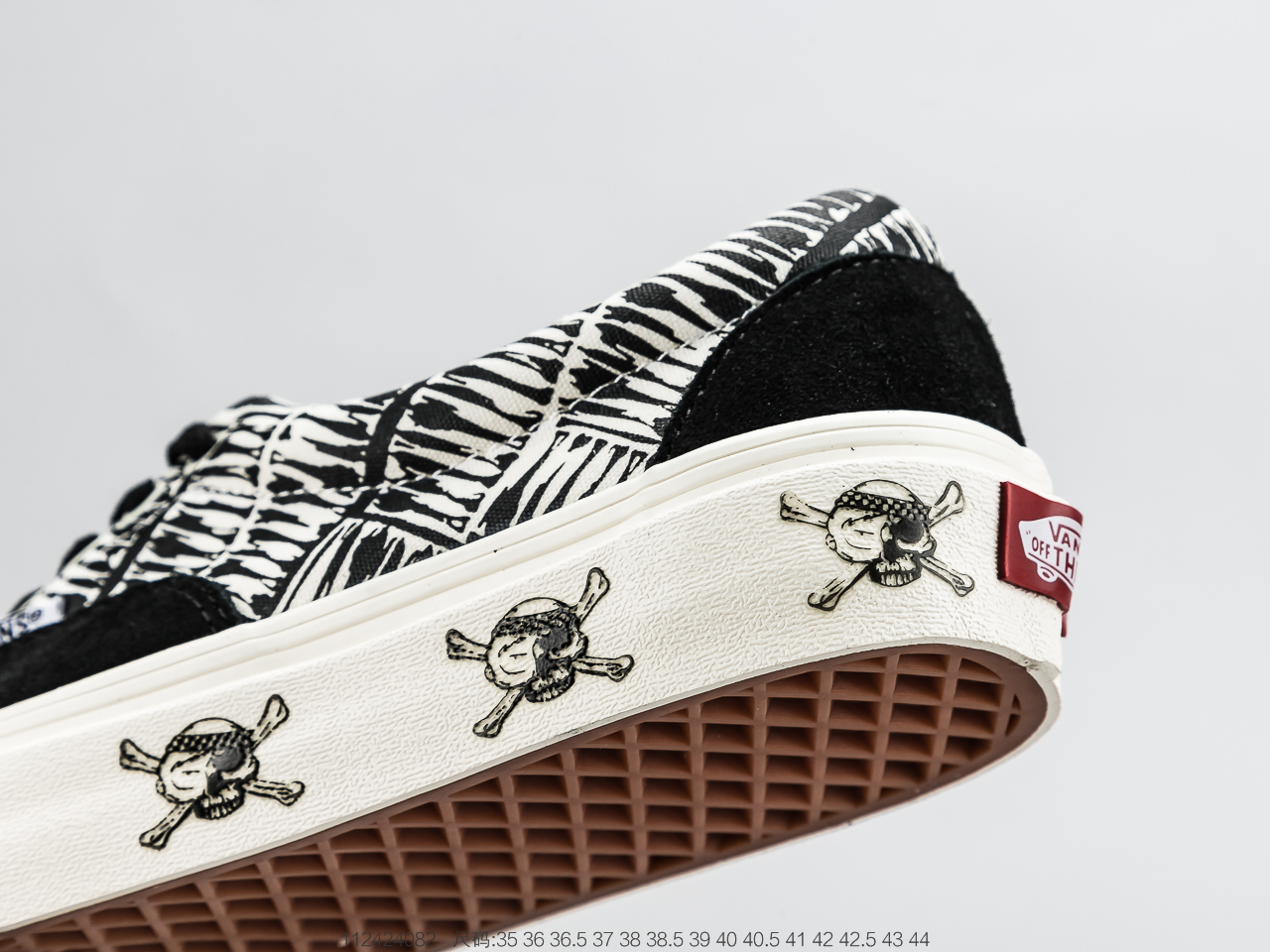 150 安娜姆海 联名骷髅头来袭，爆网款 红鞋 好到看 爆，范斯Vans Offspring Era 95 Reissue Herring Bone