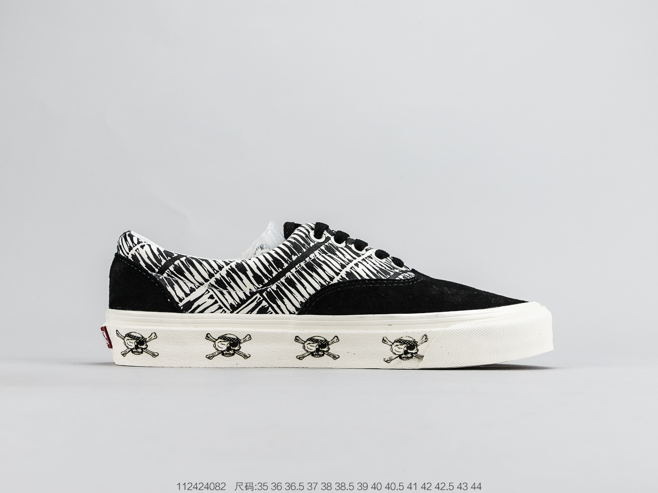 150 安娜姆海 联名骷髅头来袭，爆网款 红鞋 好到看 爆，范斯Vans Offspring Era 95 Reissue Herring Bone