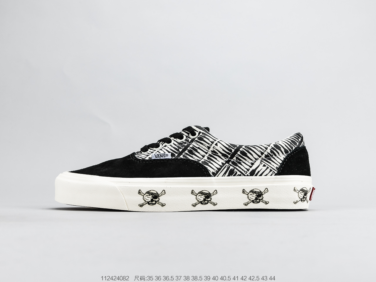 150 安娜姆海 联名骷髅头来袭，爆网款 红鞋 好到看 爆，范斯Vans Offspring Era 95 Reissue Herring Bone