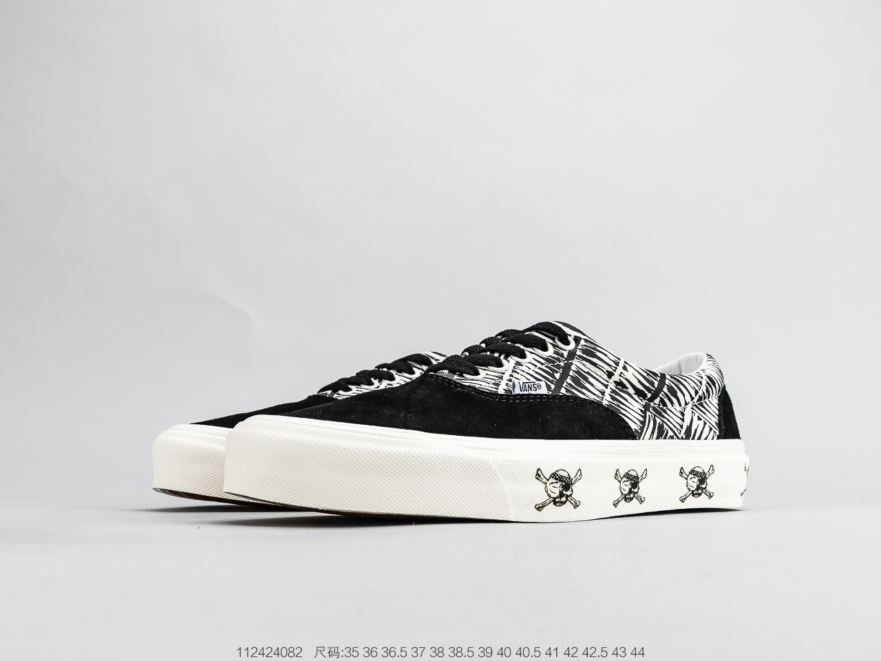 150 安娜姆海 联名骷髅头来袭，爆网款 红鞋 好到看 爆，范斯Vans Offspring Era 95 Reissue Herring Bone