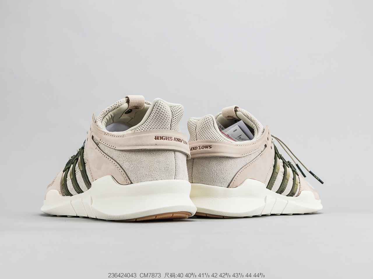 170  阿迪达斯CM7873 Adidas x Highs and Lows EQT Support ADV 限量联名跑步鞋
