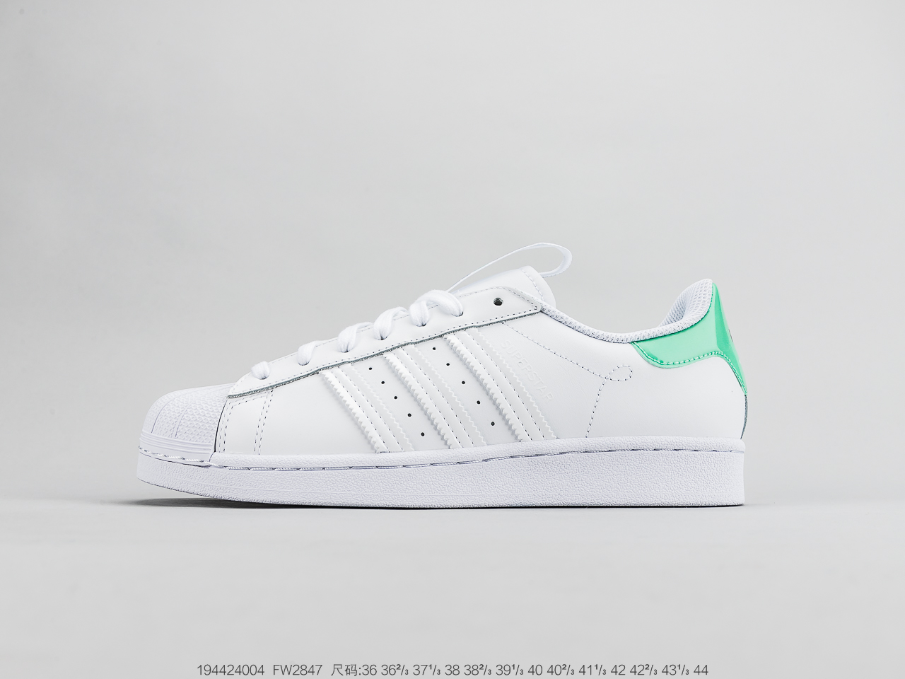 220公司级头层 阿迪达斯Adidas Superstar 三叶草贝壳头  城市限定 真标原盒 原底原面 正确版白底 小红书代购充正版