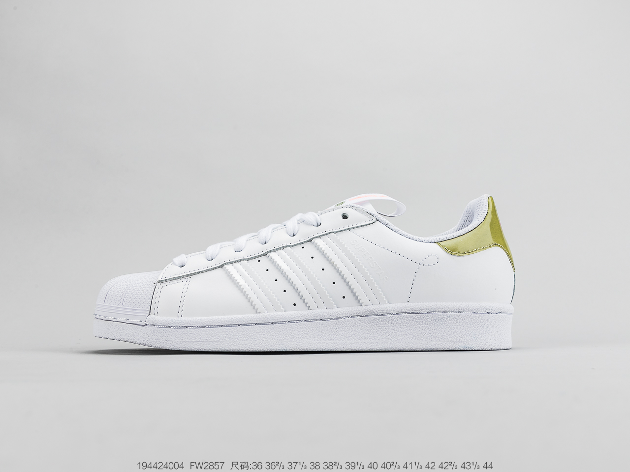 220公司级头层 阿迪达斯Adidas Superstar 三叶草贝壳头  城市限定 真标原盒 原底原面 正确版白底 小红书代购充正版