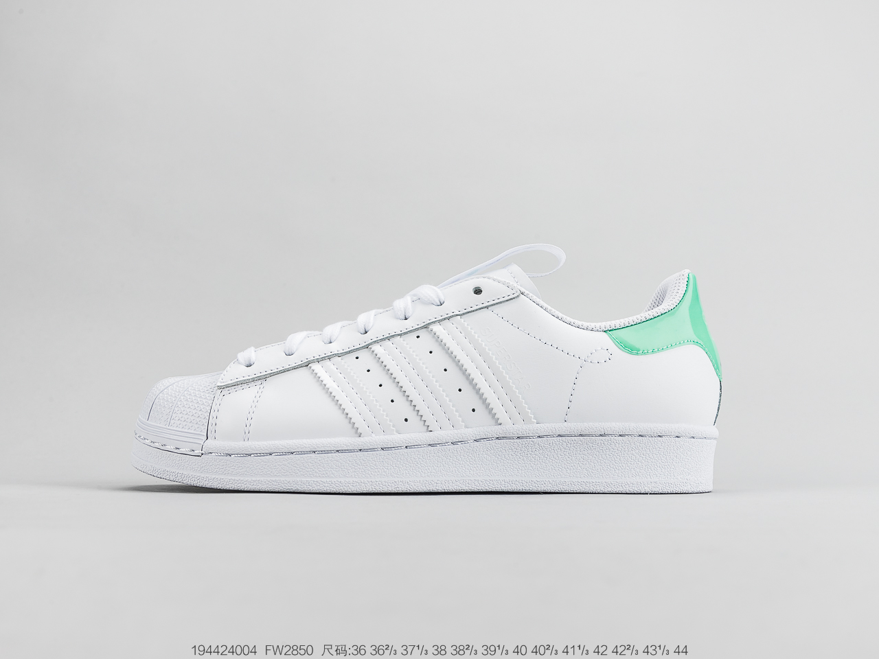 220公司级头层 阿迪达斯Adidas Superstar 三叶草贝壳头  城市限定 真标原盒 原底原面 正确版白底 小红书代购充正版