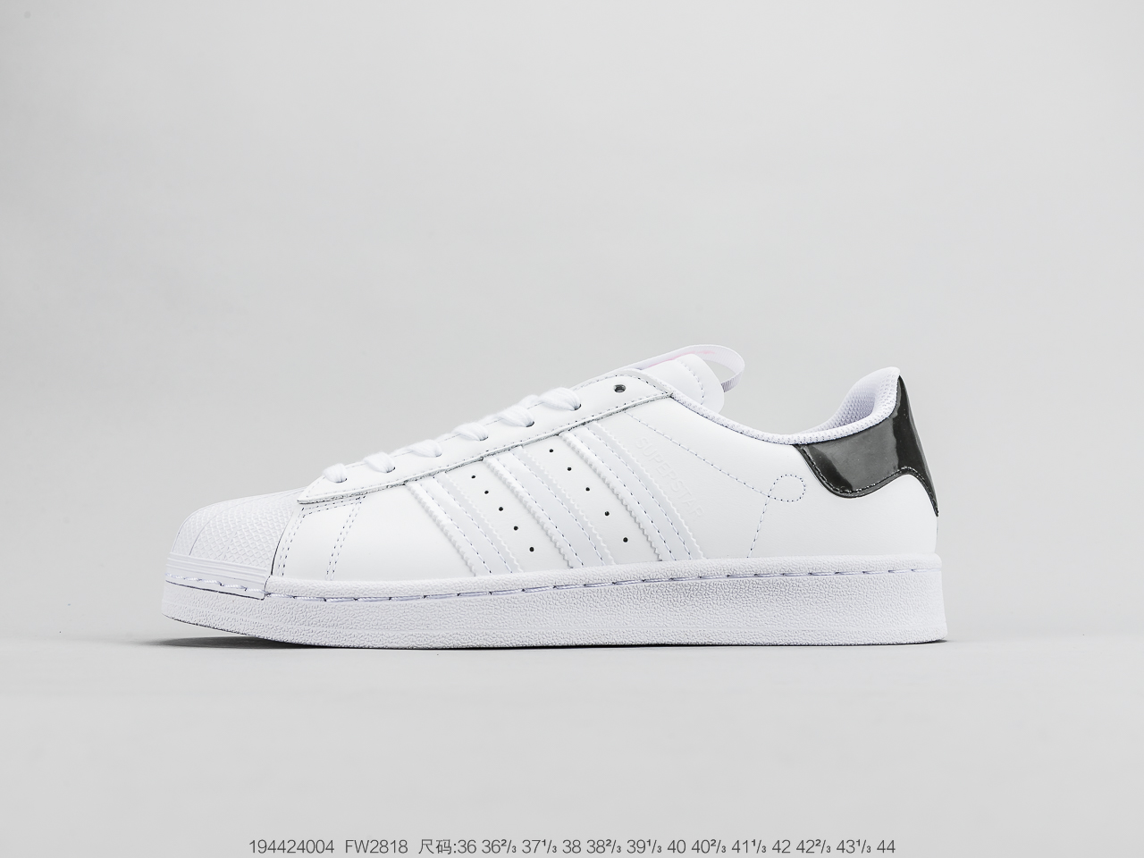 220公司级头层 阿迪达斯Adidas Superstar 三叶草贝壳头  城市限定 真标原盒 原底原面 正确版白底 小红书代购充正版