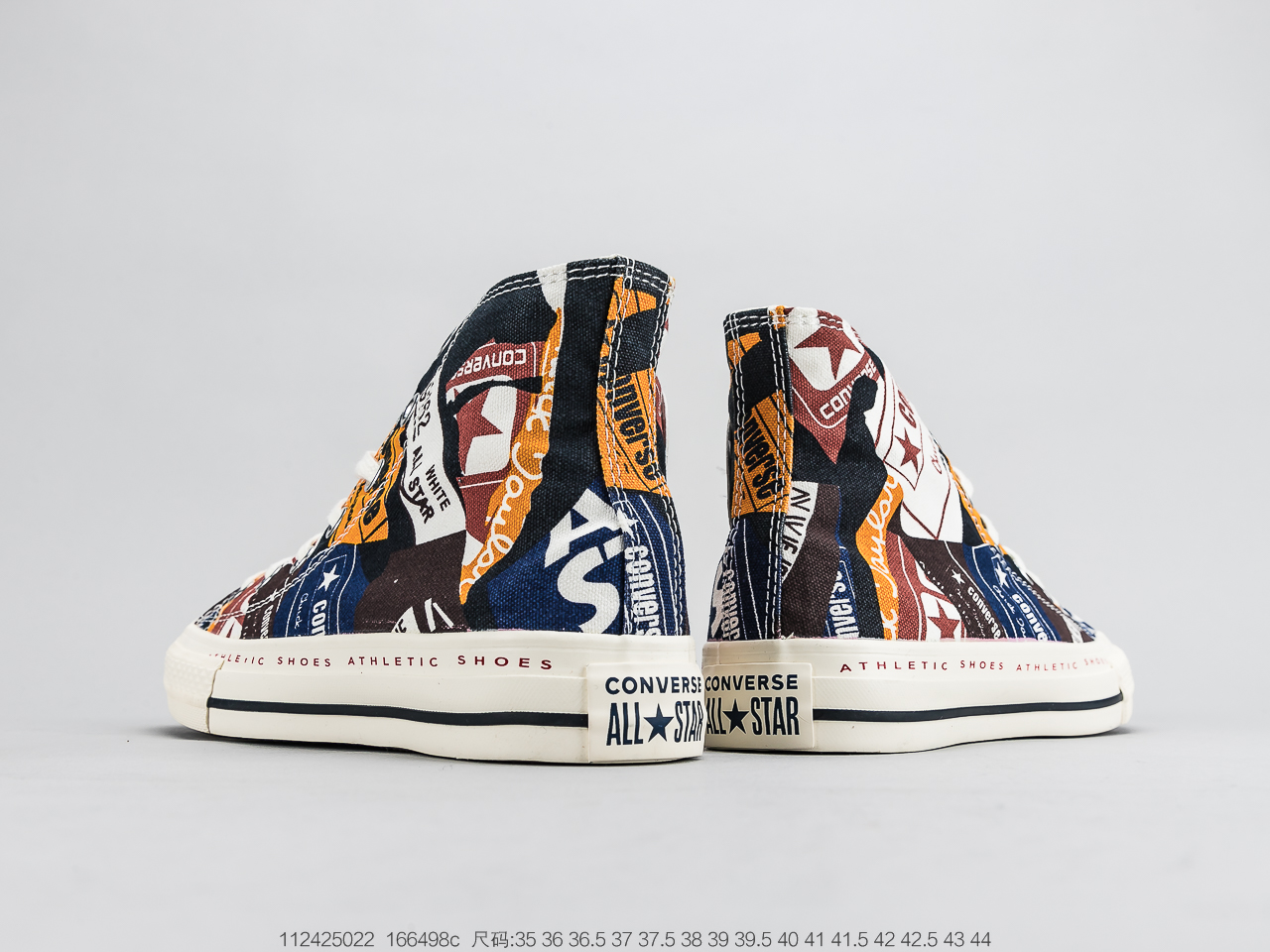 140 匡威Converse匡威ALL STAR 复古美式印花男女情侣帆布鞋