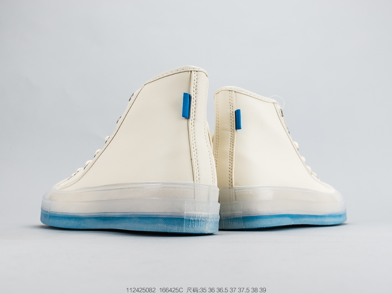150 匡威 Converse Chuck Taylor All Star 匡威蓝色透明果冻底四季百搭