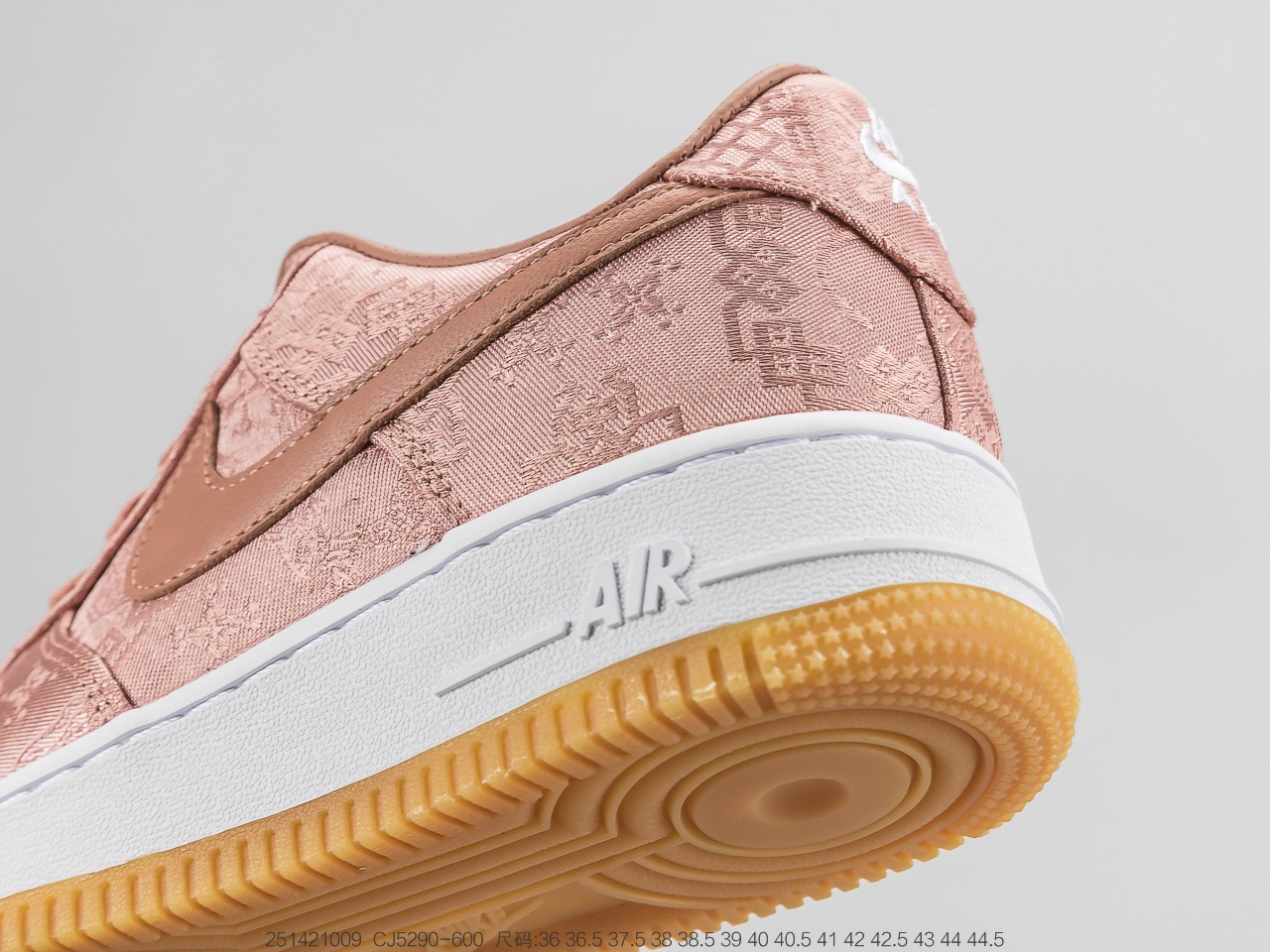 500公司级 耐克陈冠希凝结集团CLOT x  藤原浩闪电Fragment Design x Nike Air Force 1 JT PremiumGame Black 空军一号经典低帮百搭休闲运动板鞋“丝绸+闪电”  CJ5290-600