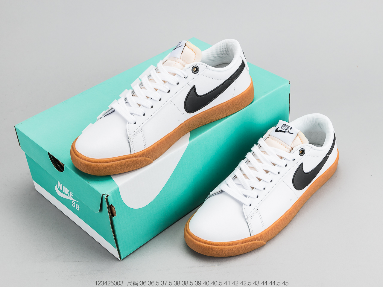 160 耐克Nike SB Blazer GT 19浅咬花鞋底复古经典低帮开拓者休闲运动板鞋 BQ4808-101