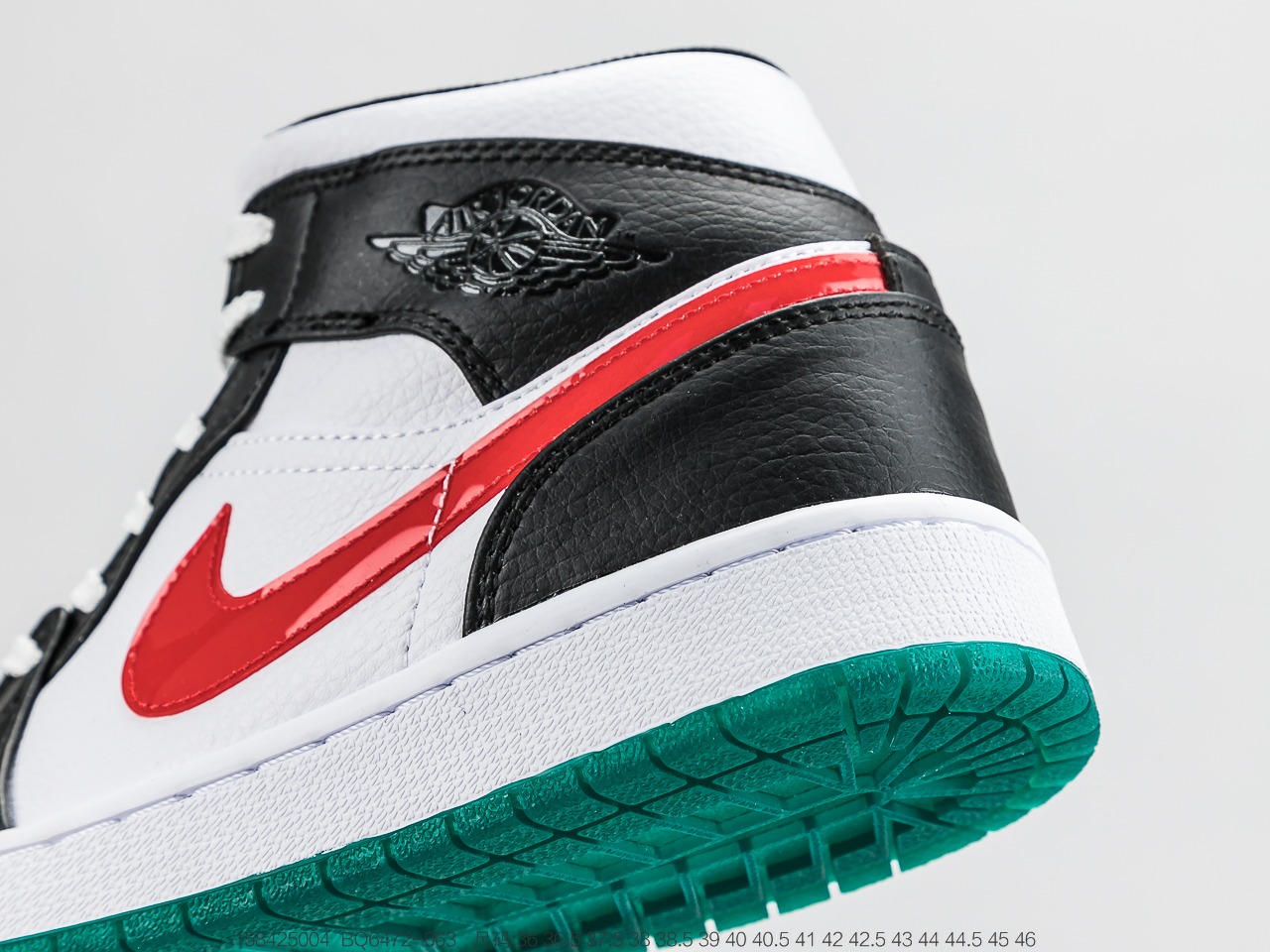 220 乔丹Air Jordan 1 Mid AJ1 乔1红黄彩 BQ6472-063