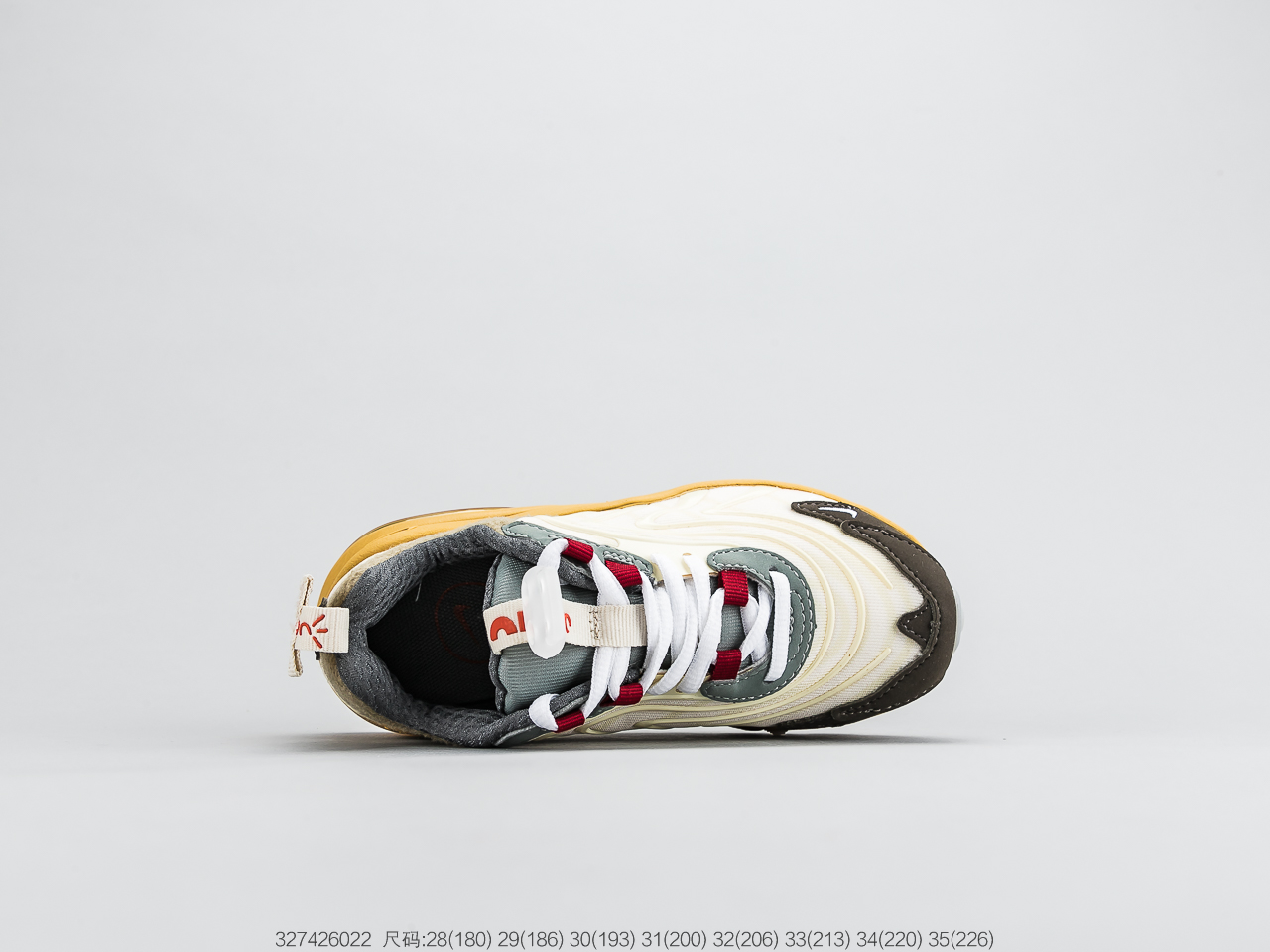 120童鞋 耐克Nike Air Max 270 React 气垫慢跑童鞋原盒配置
