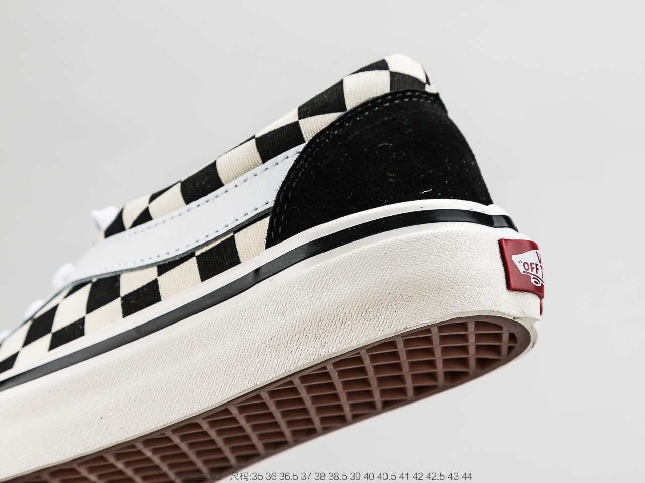 140 吴亦凡同款棋盘格 范斯VANS Checkerboard Bold N经典复古休闲运动硫化百搭“黑白棋盘格子”情侣款滑板鞋