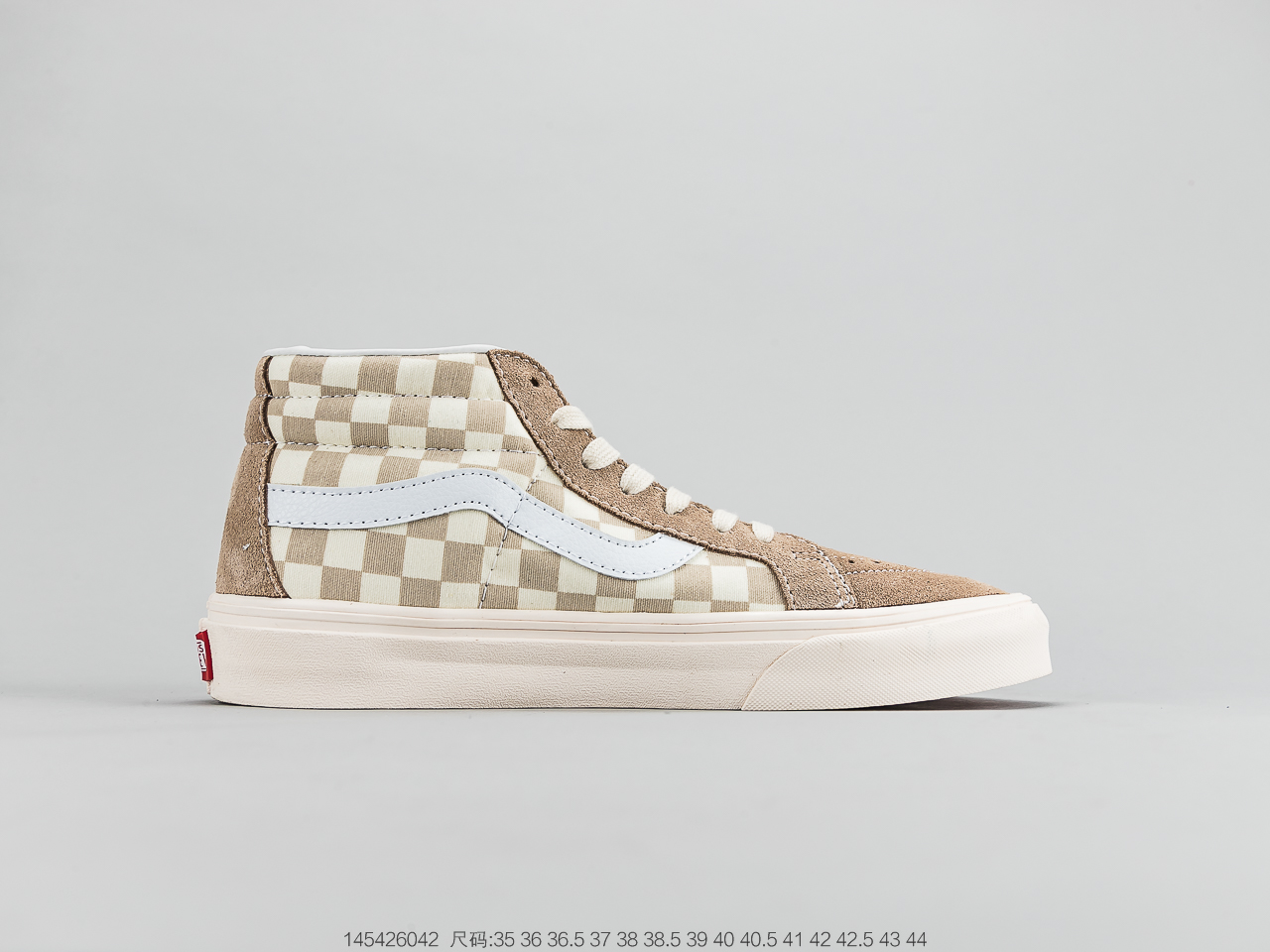 130 万斯Vans SK8-Mid经典百搭中帮帆布滑板鞋复古翻毛皮男女学生