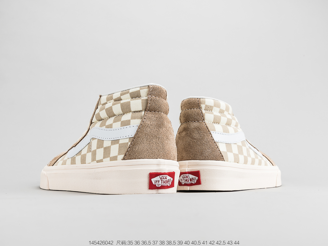 130 万斯Vans SK8-Mid经典百搭中帮帆布滑板鞋复古翻毛皮男女学生