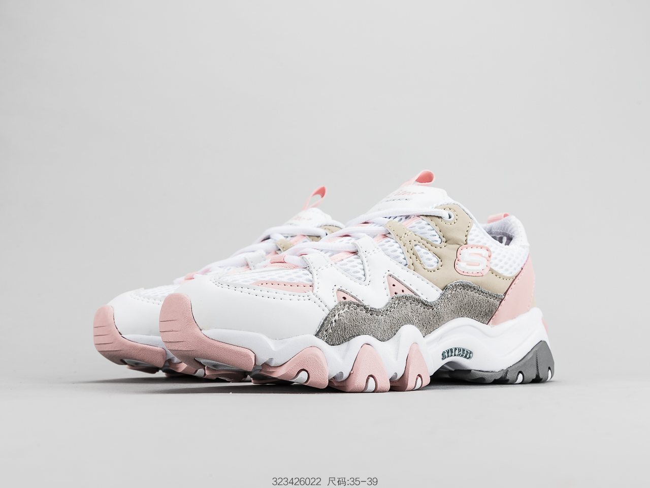 120 Skechers斯凯奇ENERGY缓震老爹鞋运动熊猫鞋