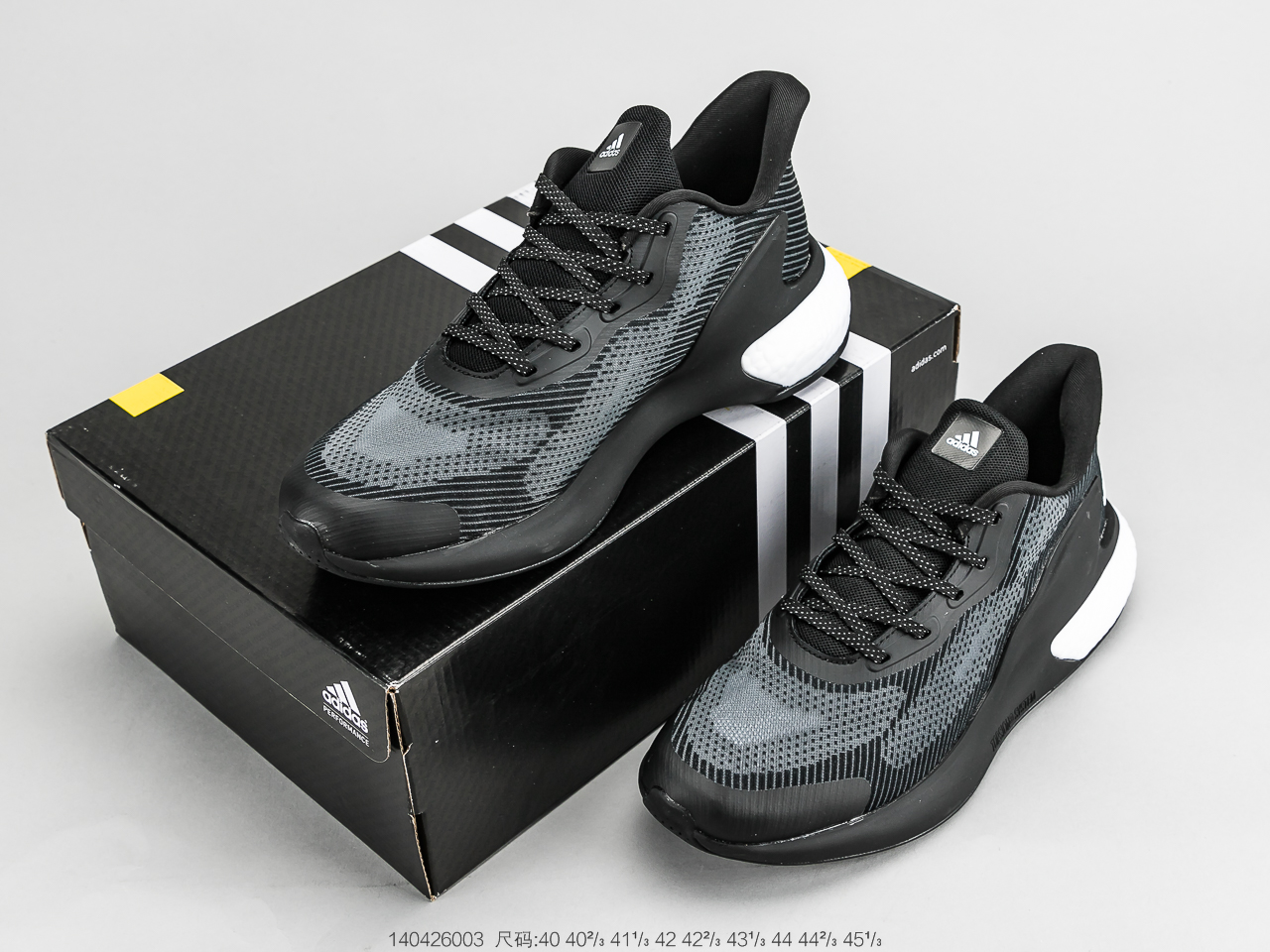 160 阿迪达斯 EG0528 AlphaBounce Beyond m 阿尔法 网面休闲跑步鞋