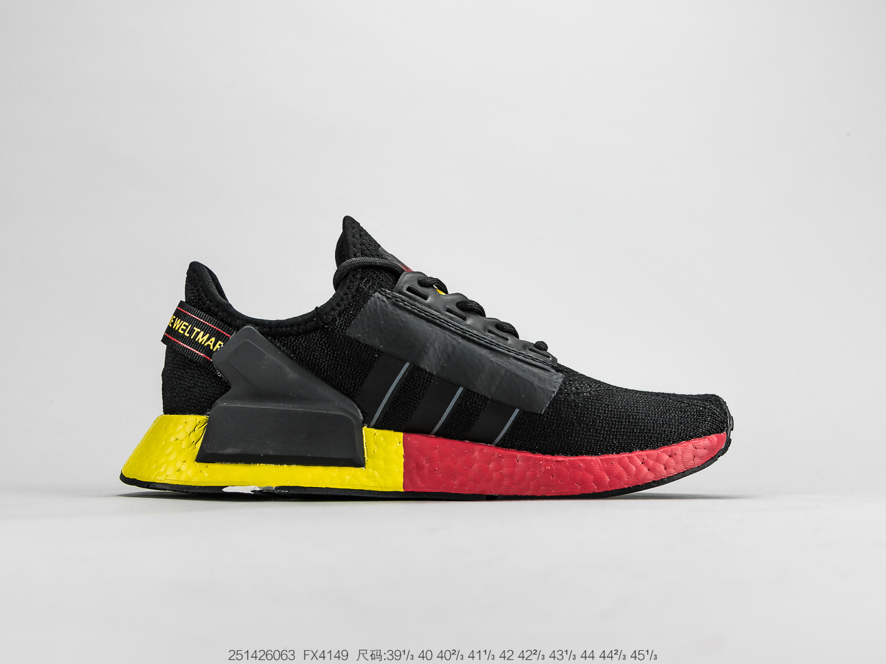 190公司级真爆 阿迪达斯Adidas NMD R-1 街头风经典百搭跑步鞋  FX4149