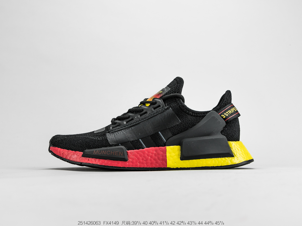 190公司级真爆 阿迪达斯Adidas NMD R-1 街头风经典百搭跑步鞋  FX4149