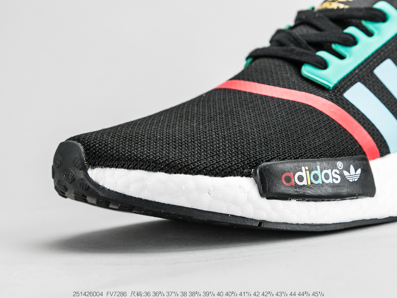 220公司级真爆 阿迪达斯Adidas NMD R-1 街头风经典百搭跑步鞋  FV7286