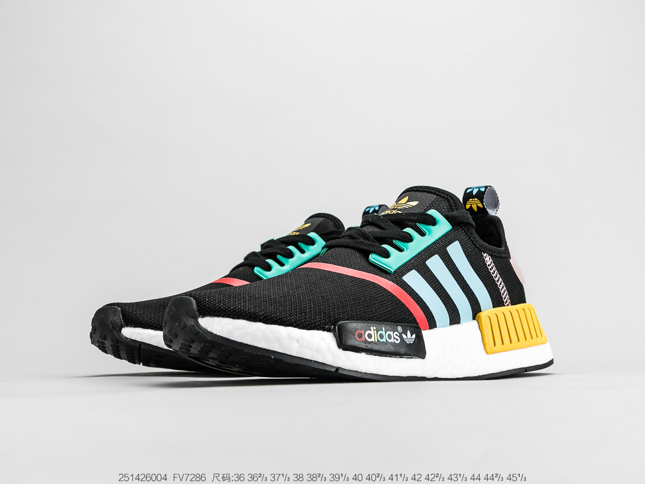 220公司级真爆 阿迪达斯Adidas NMD R-1 街头风经典百搭跑步鞋  FV7286