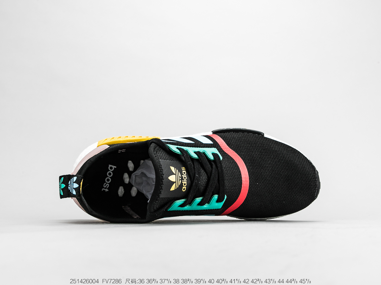 220公司级真爆 阿迪达斯Adidas NMD R-1 街头风经典百搭跑步鞋  FV7286
