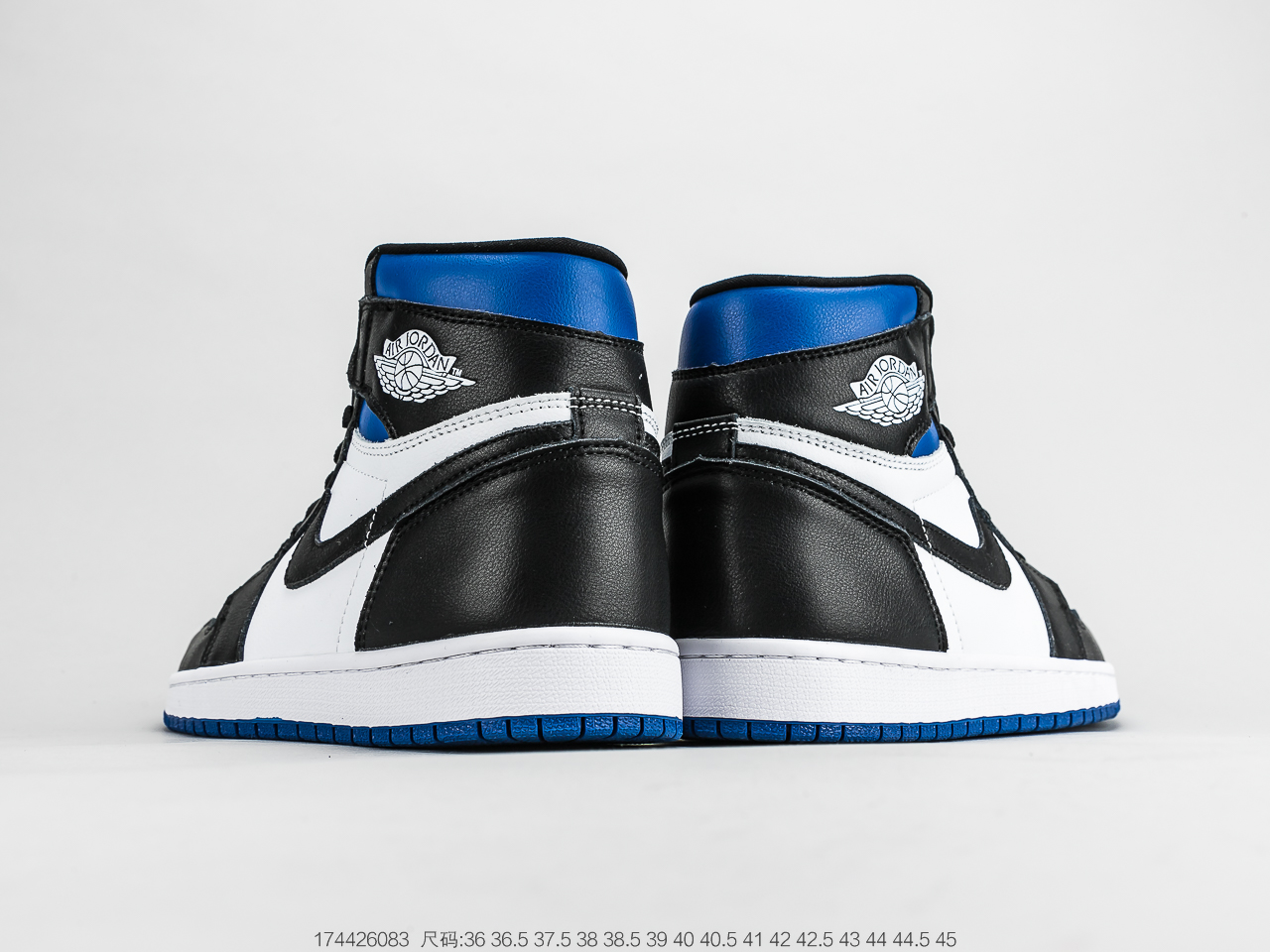 200 乔1 Air Jordan 1 Retro OGGame RoyalAJ1代经典复古经典高帮百搭文化篮球鞋“蓝黑脚趾” 555088-041
