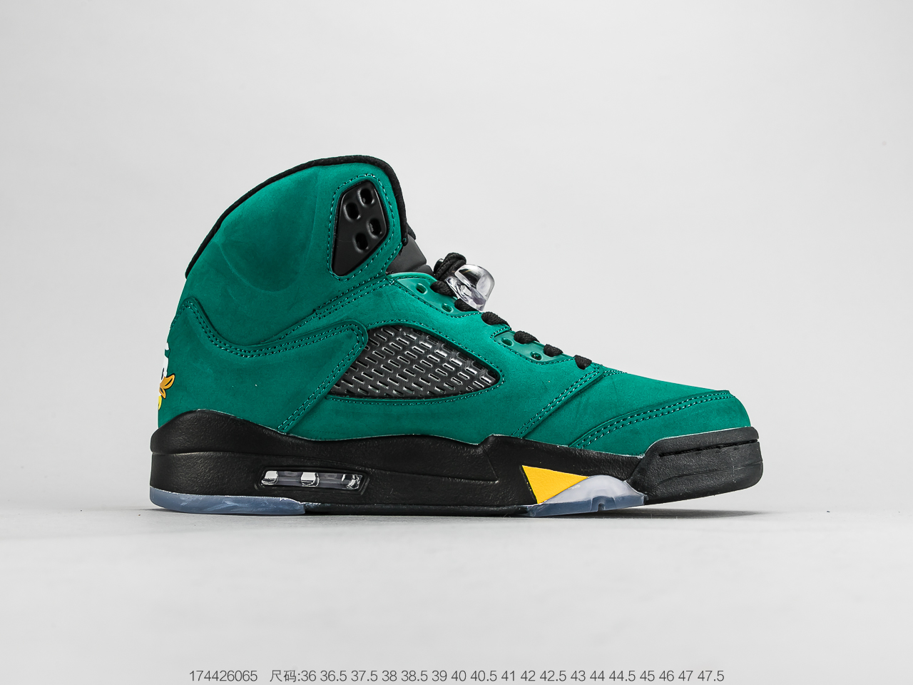 300 乔丹Air Jordan 5 ＂Oregon Ducks＂这款近期人气值超高的俄勒冈鸭子版454803-535