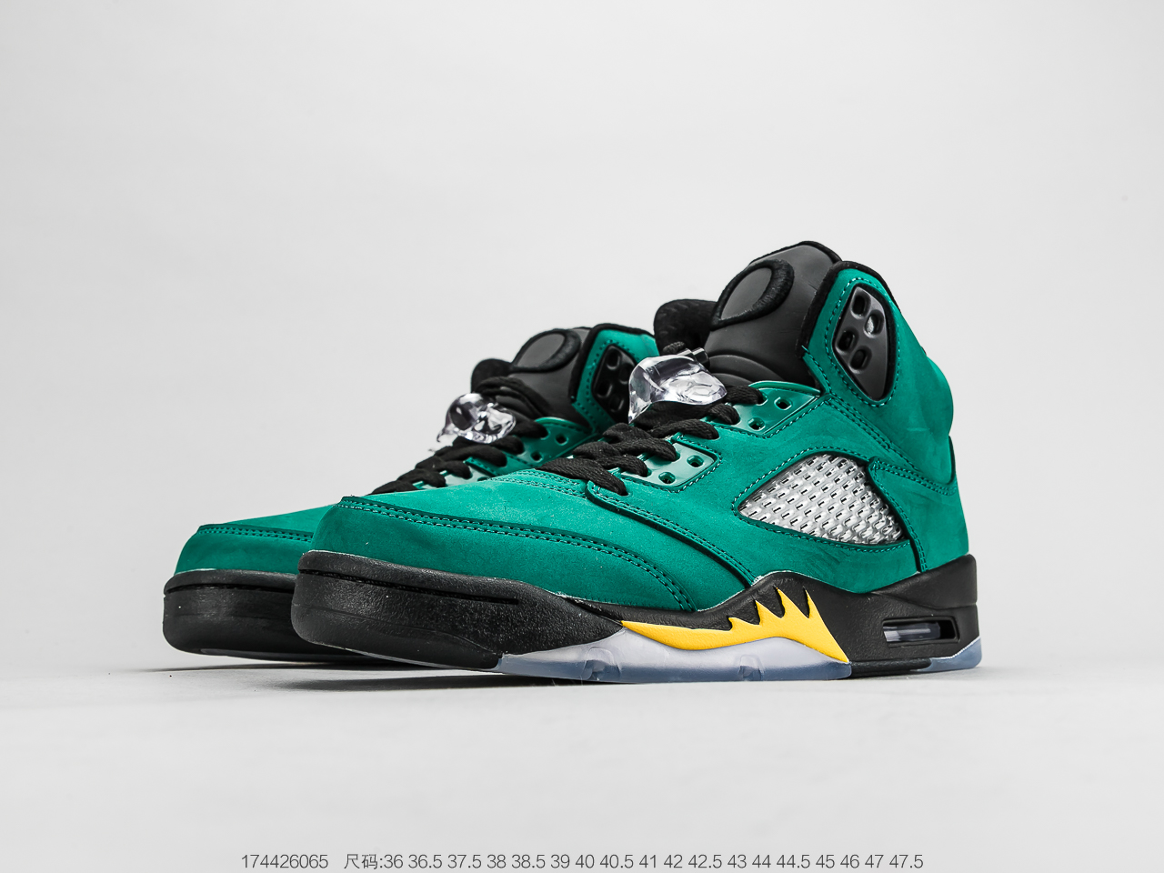 300 乔丹Air Jordan 5 ＂Oregon Ducks＂这款近期人气值超高的俄勒冈鸭子版454803-535