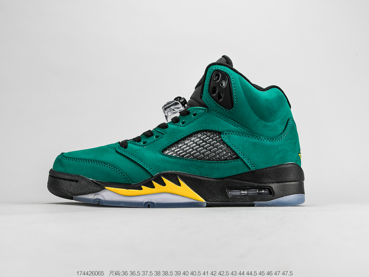 300 乔丹Air Jordan 5 ＂Oregon Ducks＂这款近期人气值超高的俄勒冈鸭子版454803-535
