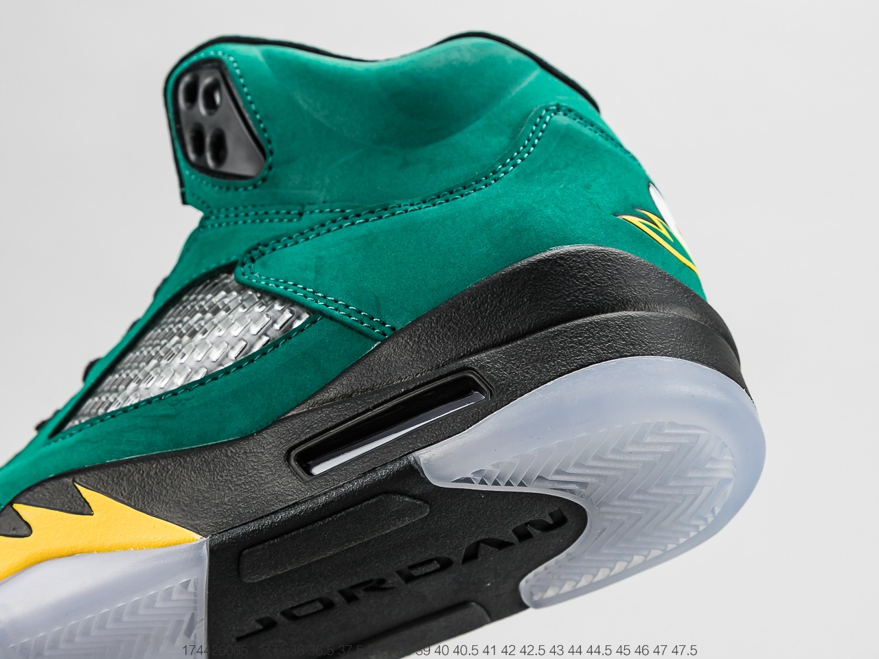 300 乔丹Air Jordan 5 ＂Oregon Ducks＂这款近期人气值超高的俄勒冈鸭子版454803-535
