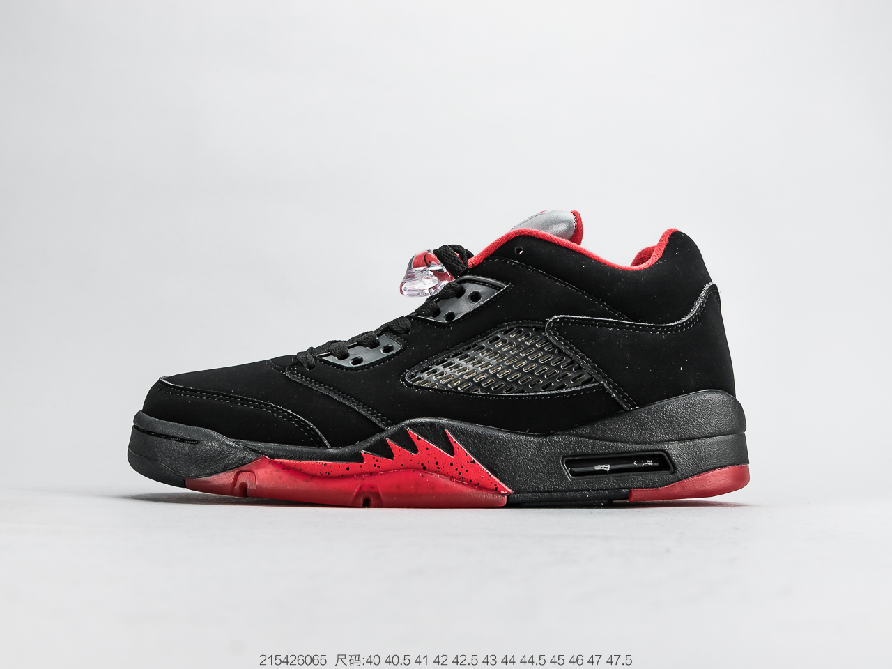 300 乔丹Air Jordan 5 Low “Alternate 90” 黑红配色  819171-001