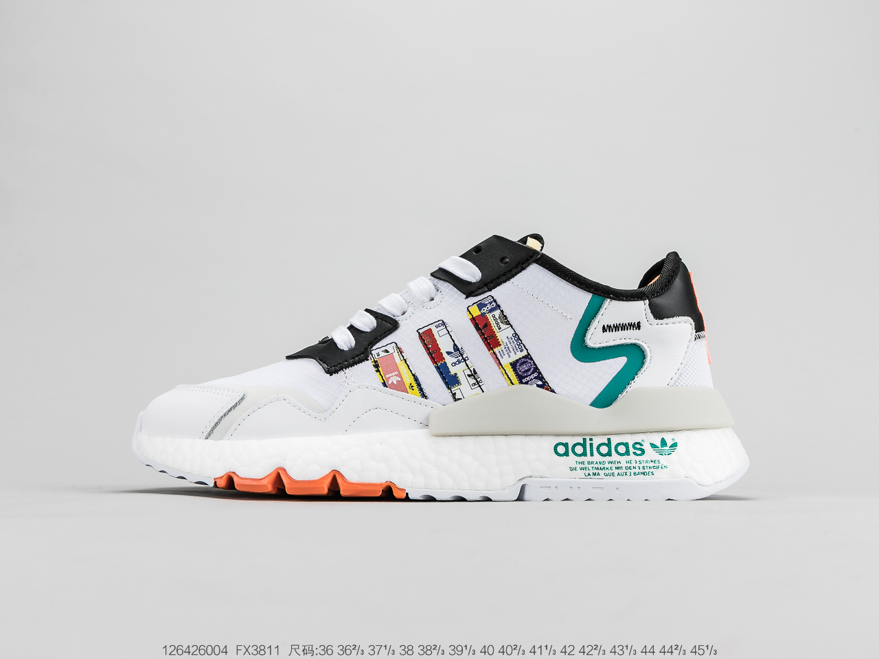 220公司级巴斯夫 阿迪达斯 Adidas Nite Jogger 2020 Boost 3M反光系列 复古休闲百搭运动跑鞋