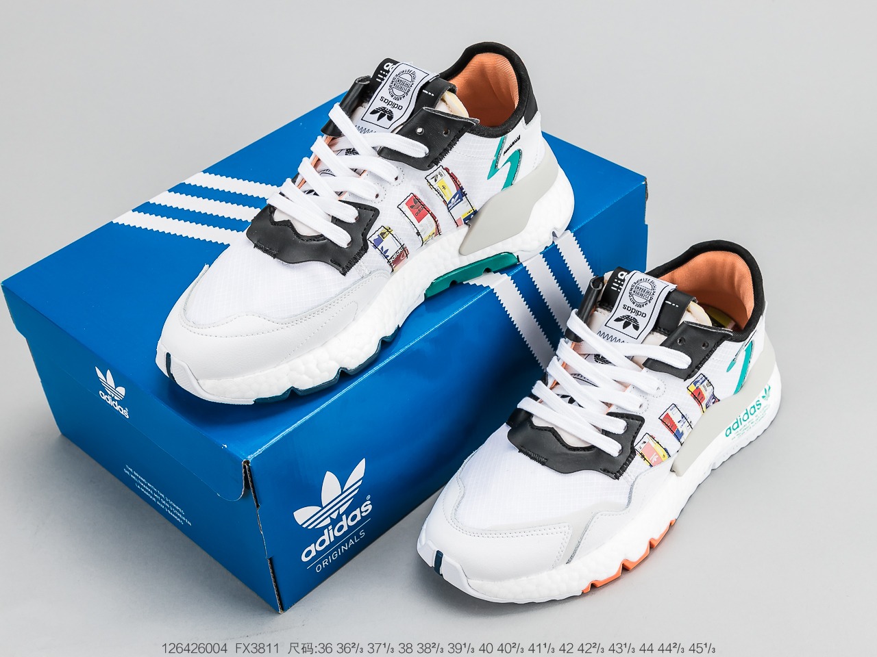 220公司级巴斯夫 阿迪达斯 Adidas Nite Jogger 2020 Boost 3M反光系列 复古休闲百搭运动跑鞋