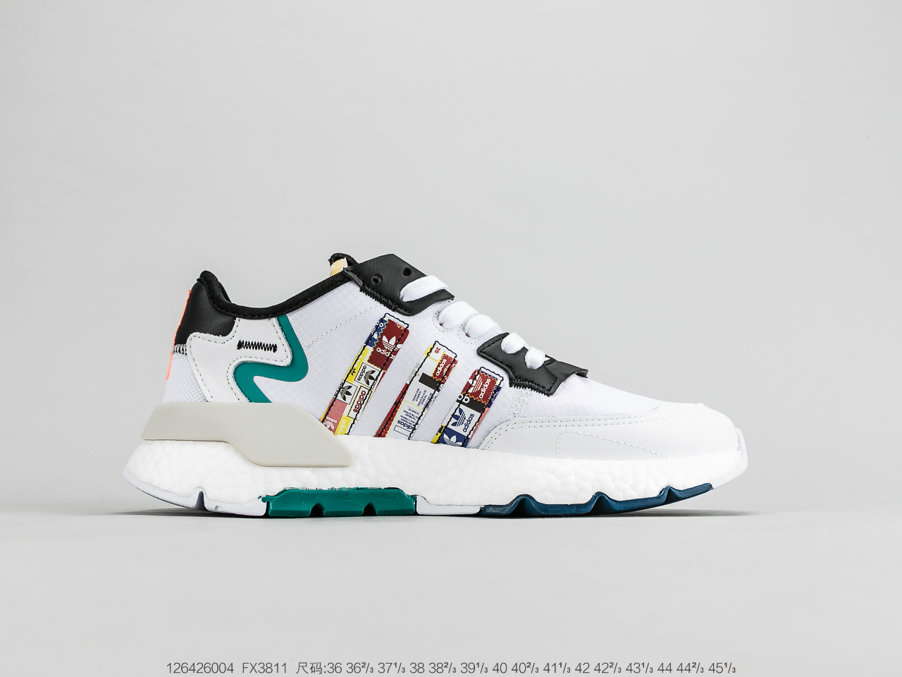 220公司级巴斯夫 阿迪达斯 Adidas Nite Jogger 2020 Boost 3M反光系列 复古休闲百搭运动跑鞋